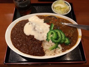 南蛮亭のダブルカレー